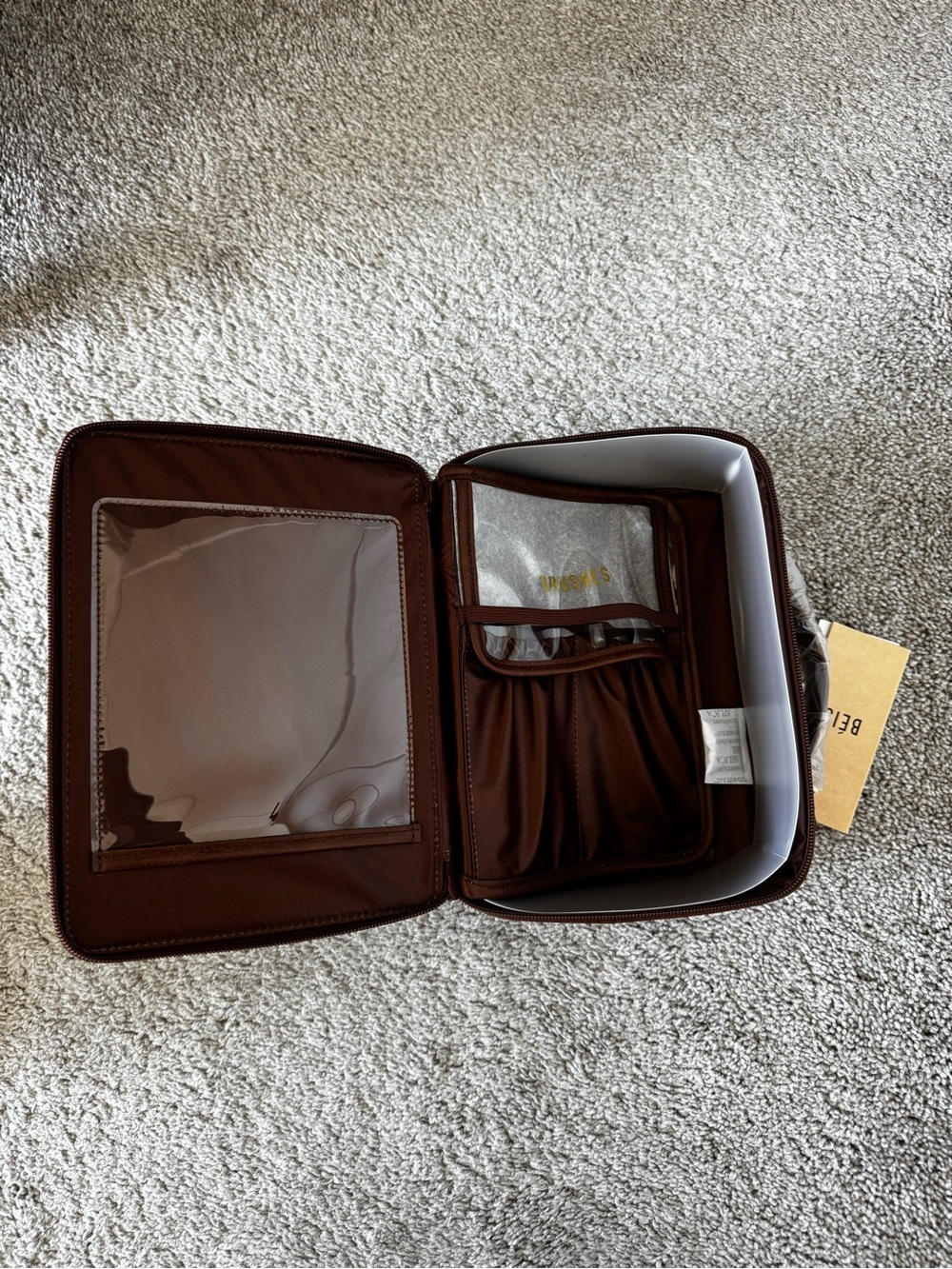 BEIS Cosmetic Case in Maple - Picture 5 of 6